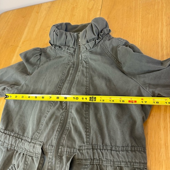 Willi  Smith Women's Size Medium Jacket Utility Zipper Lightweight  Green - Picture 7 of 8